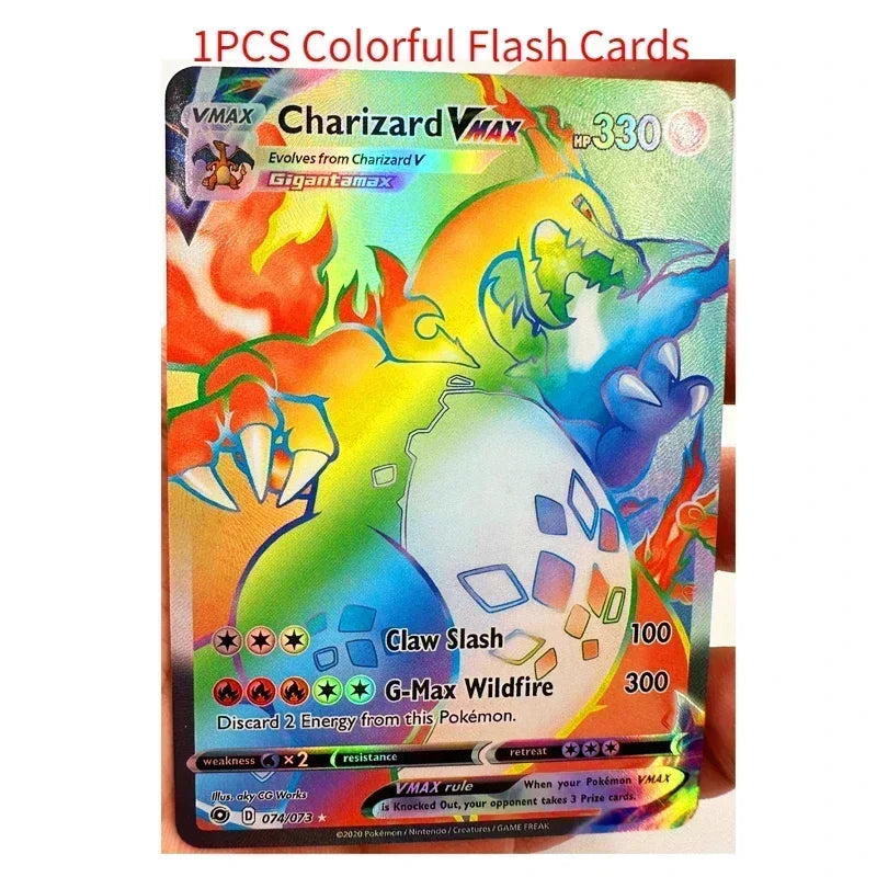 PTCG Pokemon Vmax Charizard Rayquaza Umbreon Toys Hobbies Hobby Collectibles Game Collection Anime Cards
