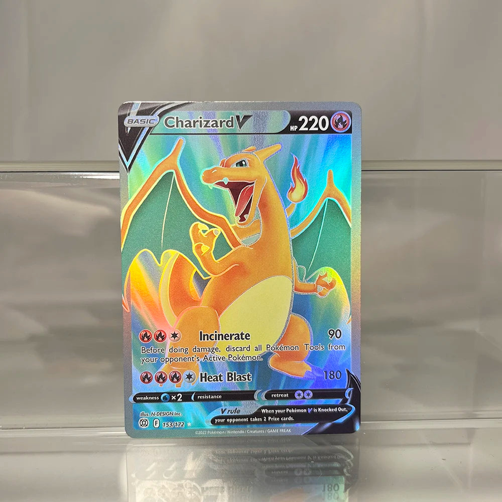 Pokémon Holographic Single Cards Lilligant Leafeon Dragonite Machamp Foil Game Collection Cards PTCG Proxy Cards Kids Toys