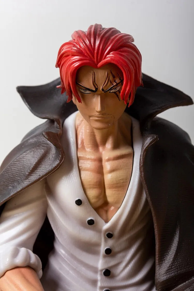 17cm One Piece Shanks Anime Figures Film Red Yonko Red Hair Shanks Action Figure PVC Statue Figurine Model Decoration Doll Toys