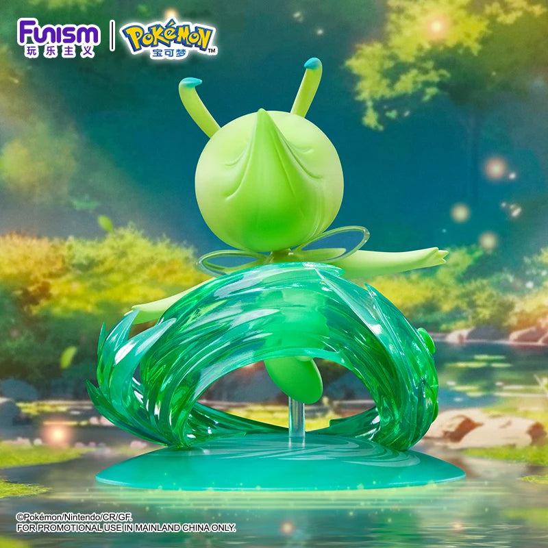 Pokemon Anime Jirachi Celebi Action Figures Collect Model Ornaments Children's Toys Birthday Gifts