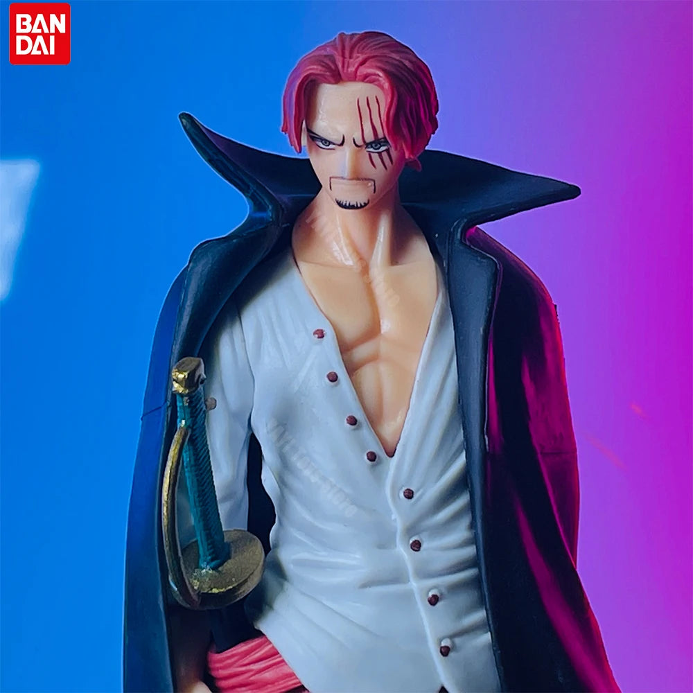 18cm One Piece Anime Figure Red Hair Shanks Action Figures Cartoon Figure Model PVC Doll Collection Decoration Kid Toy Gift