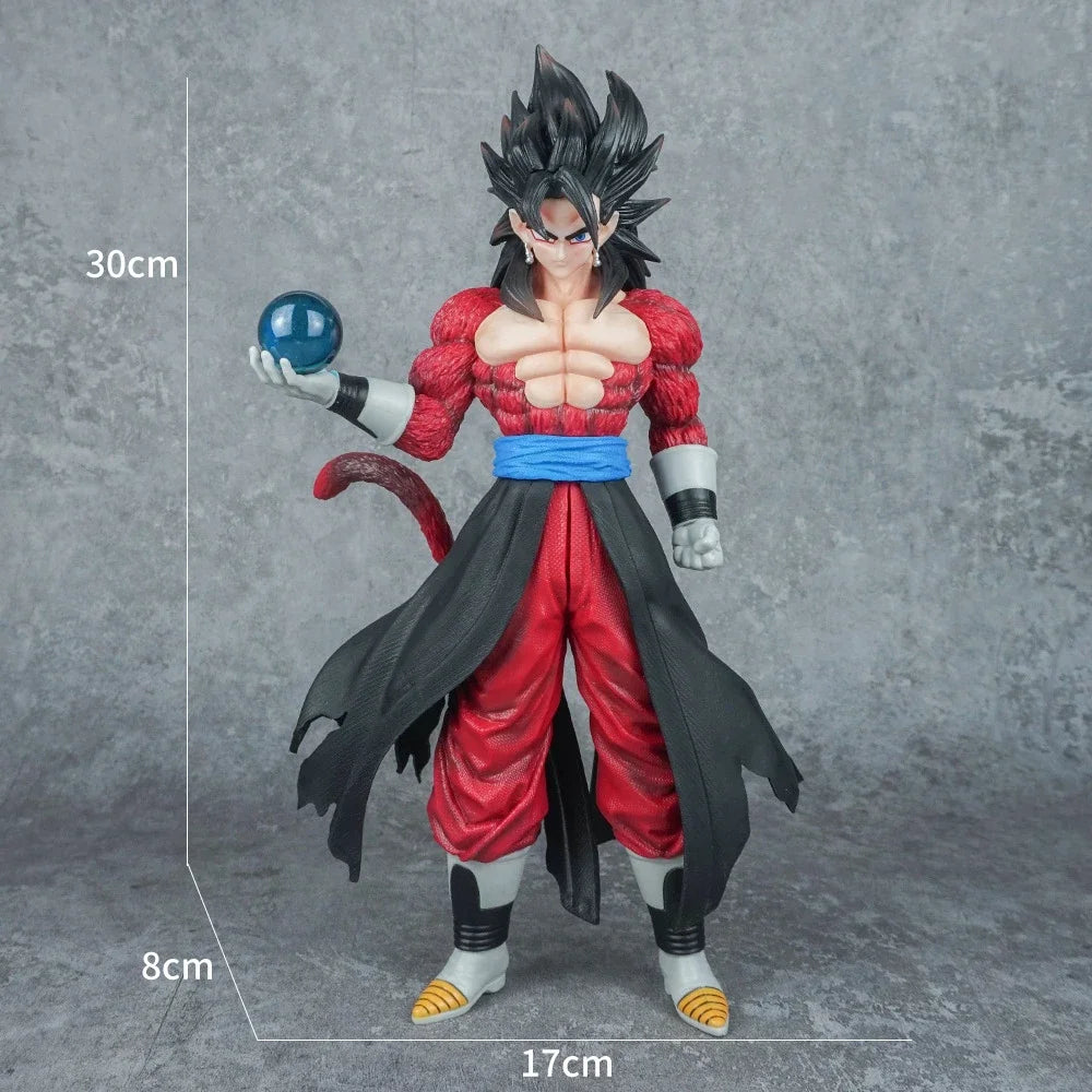 30cm Anime Dragon Ball Gogeta Ssj4 Figure Super Saiyan 4 Son Goku Vegeta Figurine PVC Action Figures Model Toy for Children Gift
