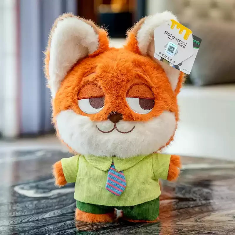 Genuine 25cm Disney Zootopia Soft Plush Bunny Judy Doll Fox Nick Doll Plush Toys Girls Gifts   Sloth Lightning Fox Nick Rabbit