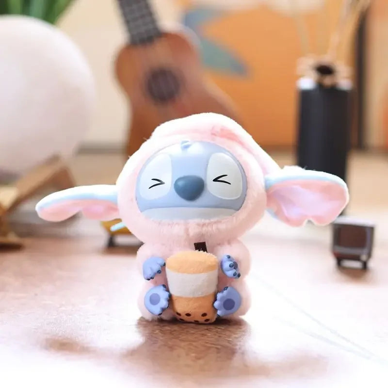 Stitch Stuffed Toys Keychain School Bag Pendant Decorated Plush Doll Children Graduation Season Commemorative Gifts