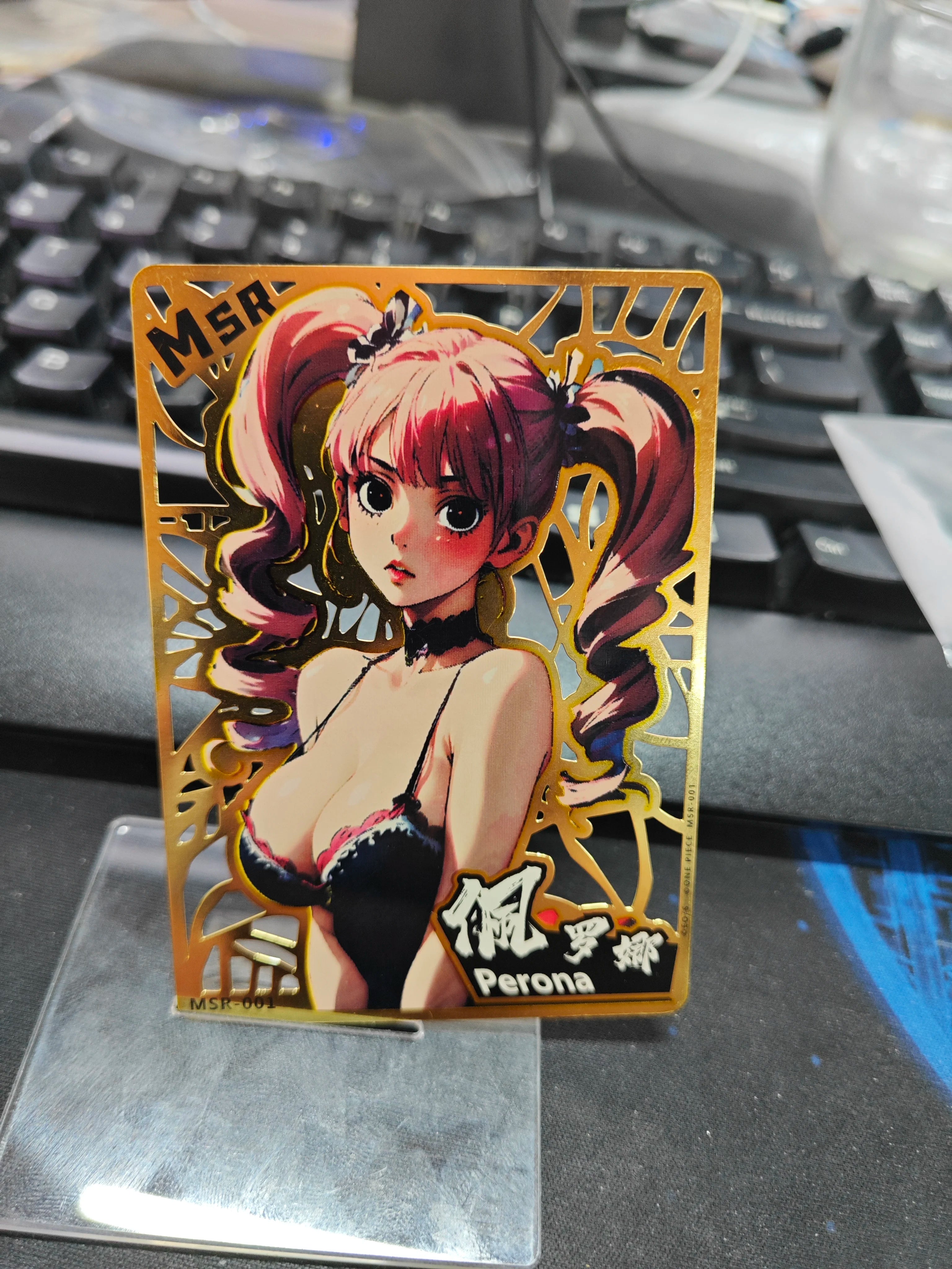 One Piece Cards MSR Metal Cards Nami Vivi Perona Uta Yamato Hancock Boy Anime Collectible Cards Christmas Birthday Present