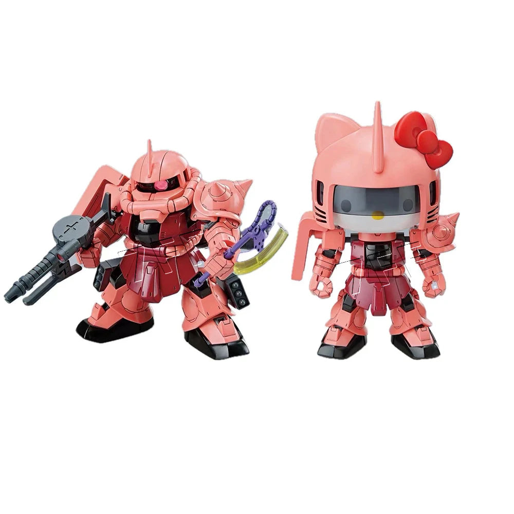 New Kt Ms-05 Zakuii Sd Anime Figures Sdcs Assembly Model Statue Action Figure Doll Collection Decor For Kids Toys Gifts