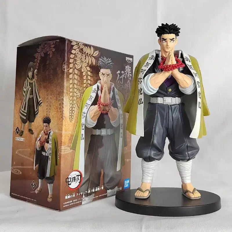 Original Bandai Banpresto Demon Slayer Himejima Gyomei Vol.17 PVC Figure Model Collector Figurine Desktop Ornament Toy Gift