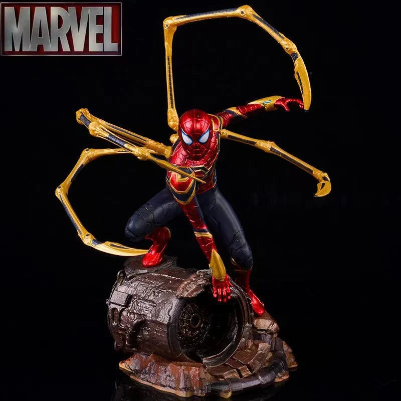 Iron Spider-Man, Marvel Heroes, Figure Figures, Statues, Premium Edition Ornaments, Gift Toys