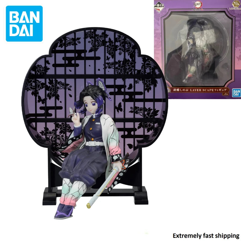 In Stock Original Bandai  Ichibankuji Demon Slayer The Will To Kill DemonsⅡ  Kochou Shinobu Figure Anime Model Toy Gift