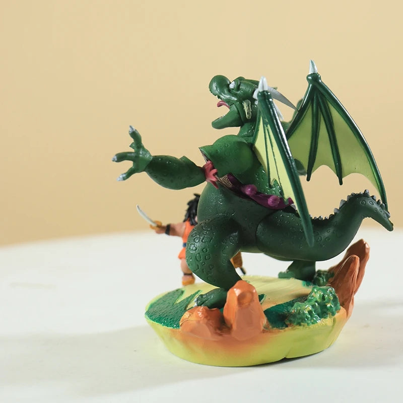 Dragon Ball Z Figures Yajirobe Vs Cymbal Figure 9cm Yajirobe Action Figurine Cute Gk Pvc Anime Statue Model Doll Kids Toys Gifts