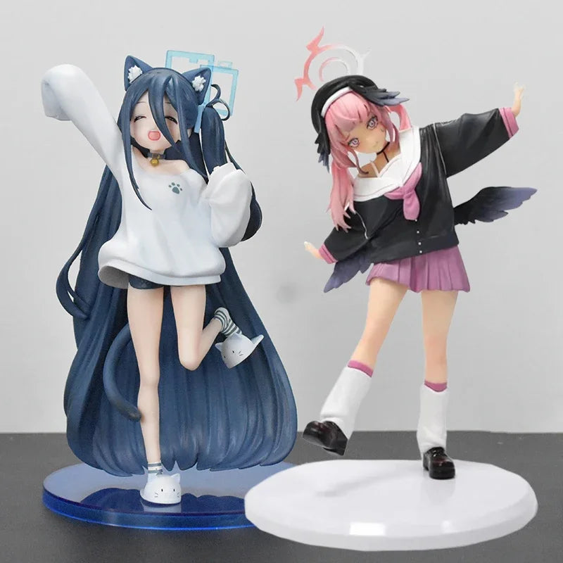 Anime Blue Archive Action Figures Shimoe Koharu Sorasaki Hina Mutsuki Tendou Arisu Figurine PVC Collection Model Ornament Toys