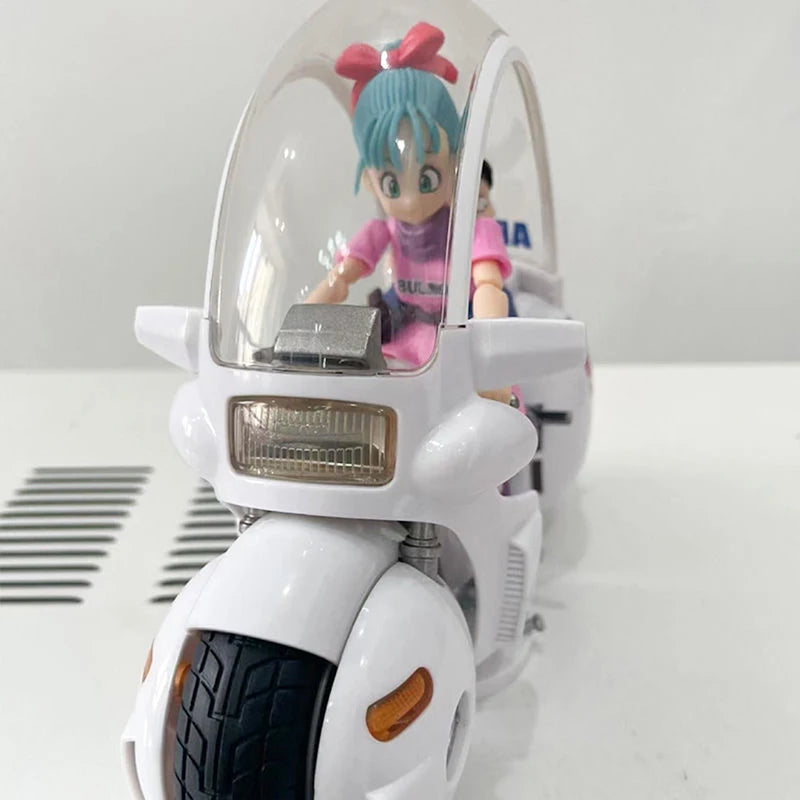 18cm SHF Dragon Ball Figures Bulma's Motorcycle Hoipoi Capsule No. 9 Action Figure PVC Collection Bulma Goku Figurine Model Toys