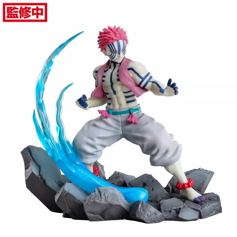 Demon Slayer Akaza Rengoku Kyoujurou Desktop Cute Doll Anime Action Figure Toy Gift Model Collection