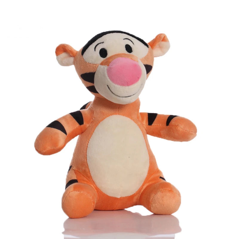 Plush toy of a tiger character with a pink nose on a white background, labeled '22cm'.