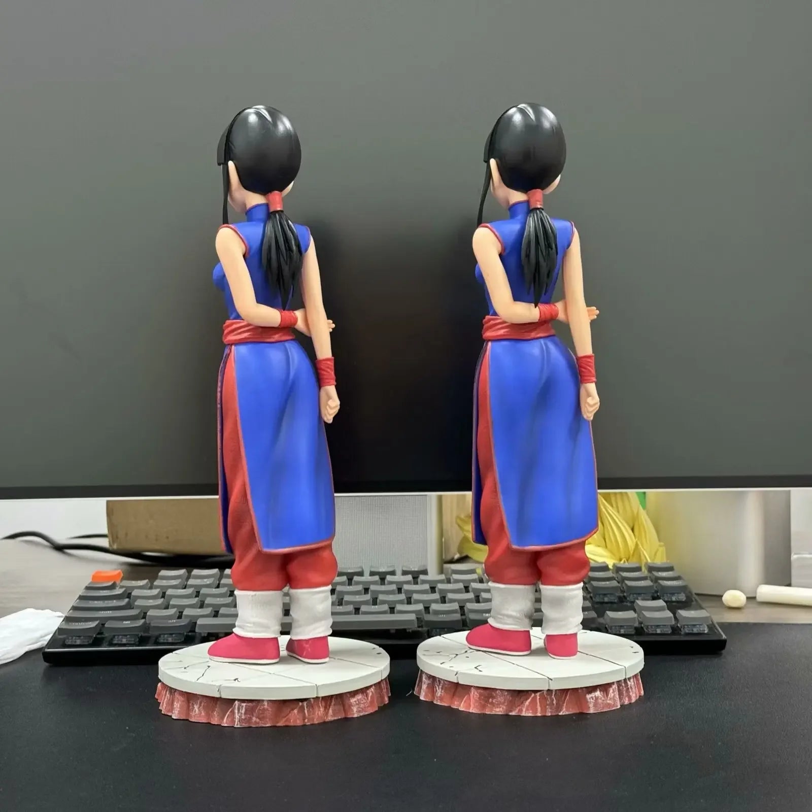 28cm Dragon Ball Z Chichi Action Figure son goku Chichi Figurine Pvc Statue Collection Model Toys Gifts Decoration Ornament Doll