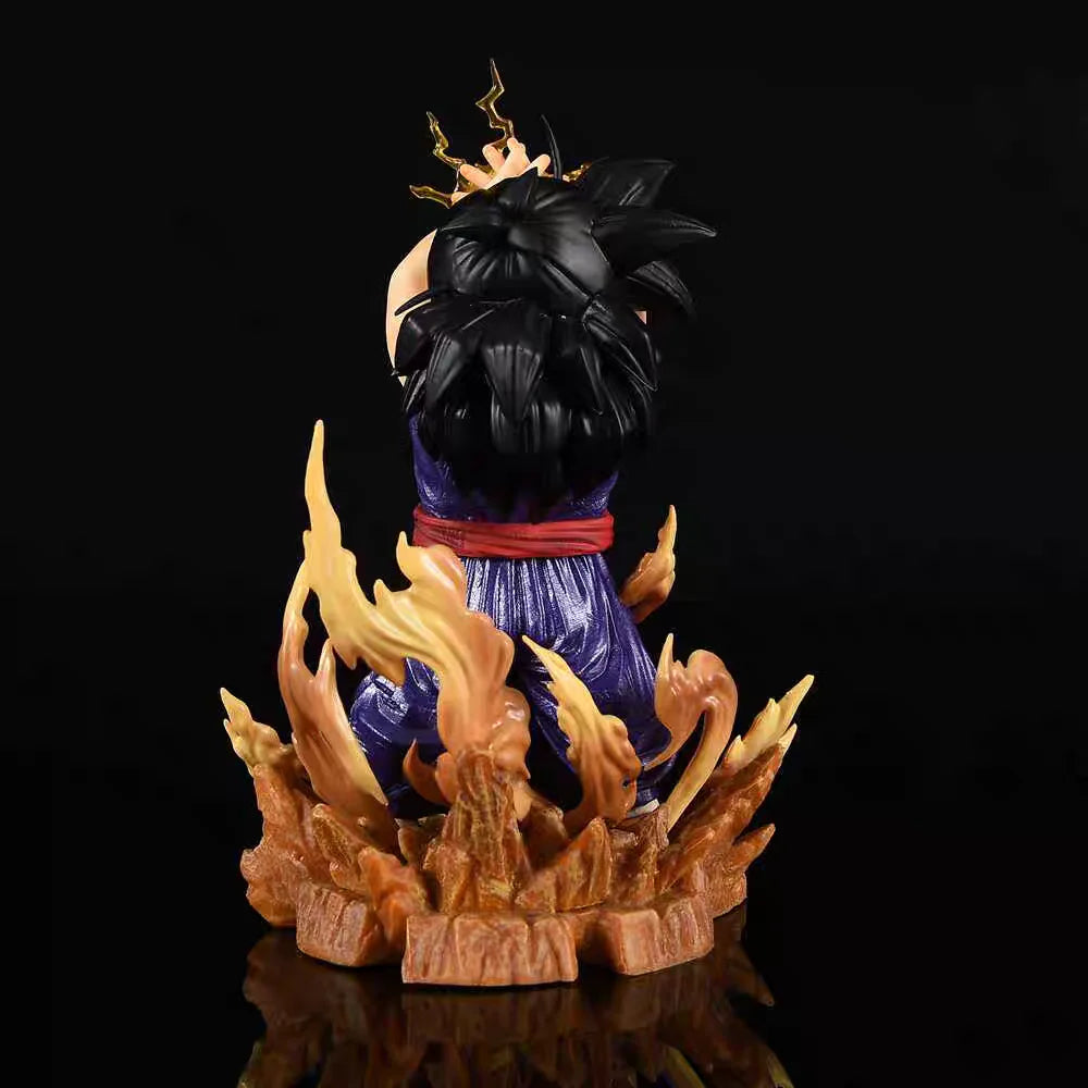 17cm/6.6 inches Dragon Ball cartoon character Magic Flash Gohan PVC Action Figure Figurine Model Collection Decoration Ornaments