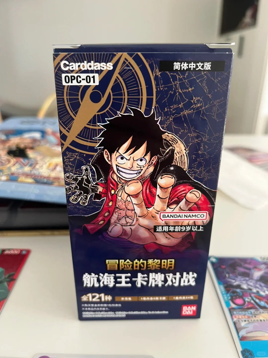 Anime TCG Original One Piece Game Chinese Card OPC-01 ONE PIECE：Top Battle Trading card game Children's Collection Toys