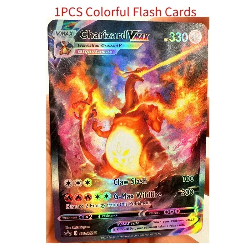 PTCG Pokemon Vmax Charizard Rayquaza Umbreon Toys Hobbies Hobby Collectibles Game Collection Anime Cards