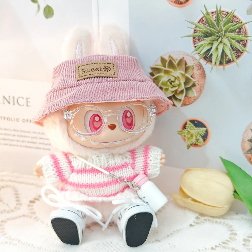 Labbubu Clothes Labubu Doll Accessories Kawaii Jewelry Cute Doll Ornament Christmas Gift Creative Labubu Keyring Kids Toys