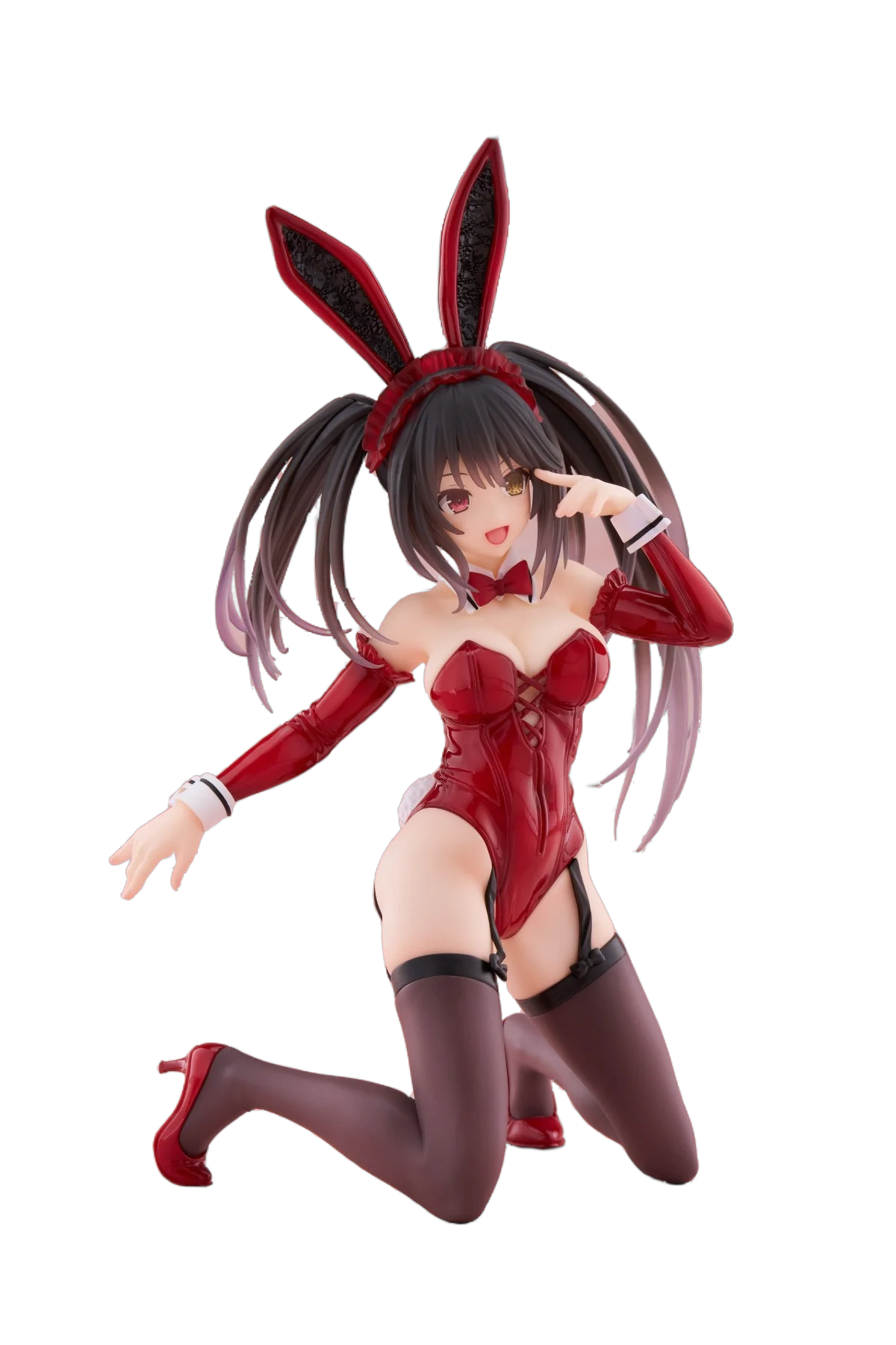 13CM Anime DATE A LIVE V Tokisaki Kurumi Figure Bunny Girl Animation Kneeling Posture Toy  Collection Decorative Ornaments PVC