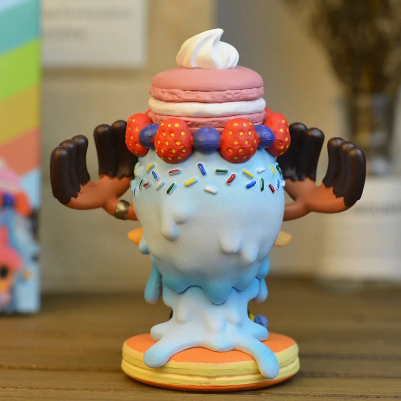 11cm Anime Figure One Piece Tony Chopper Candy and Crown Version Action Figure 15th Anniversary Collection Model Kids Toys