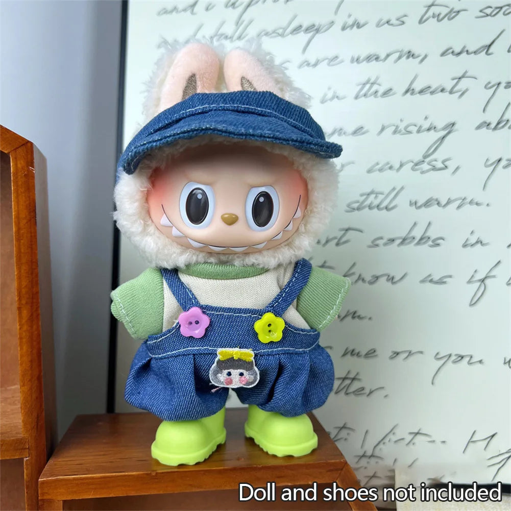 For 17cm Labubu Set High-Quality Clothes Set Multiple Styles Doll Accessories Labubu Clothes