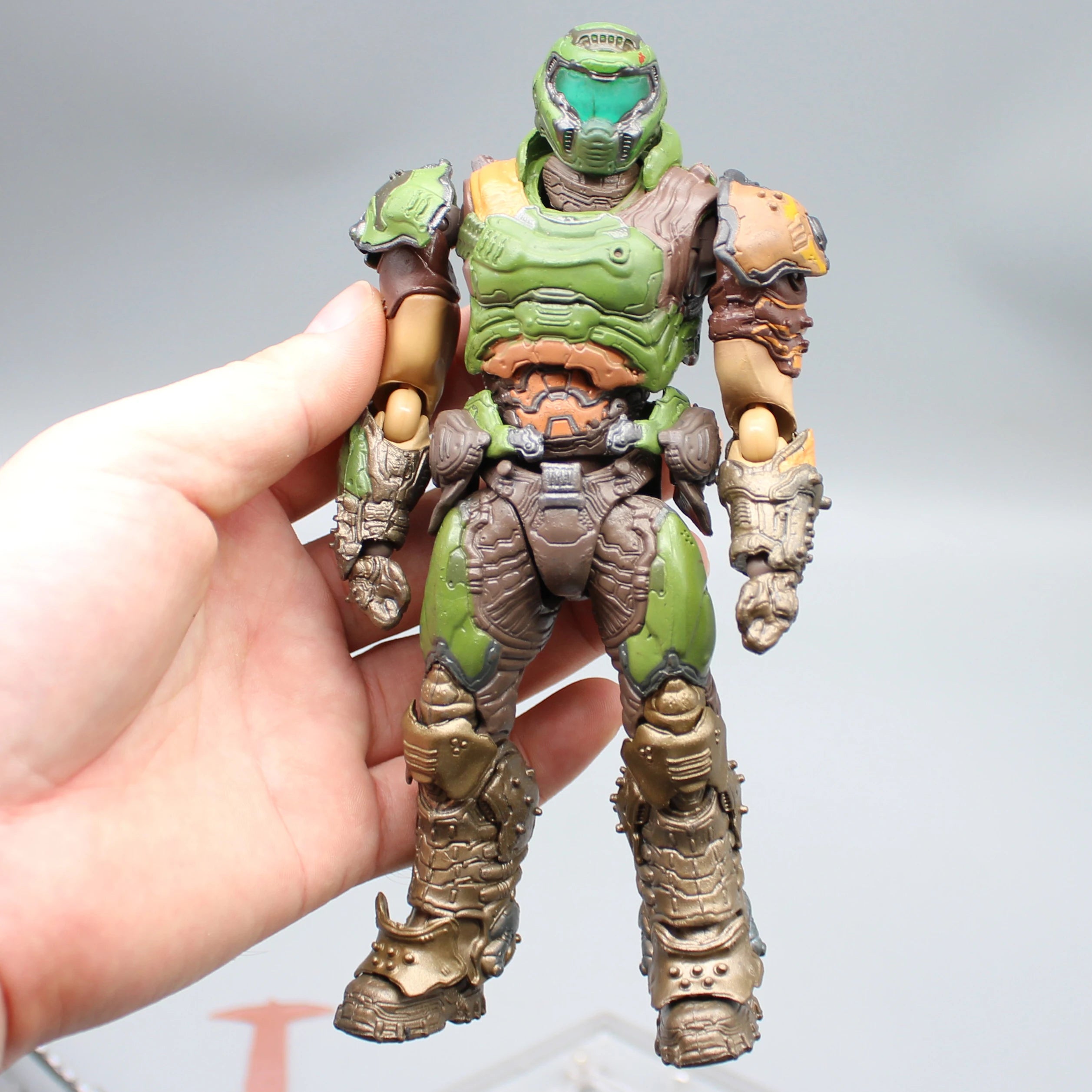 17cm Figma SP-140 Doom Slayer Eternal Action Figure Collection Model Statue Anime Destroy Warrior Doom Movable Figurine Toy Gift