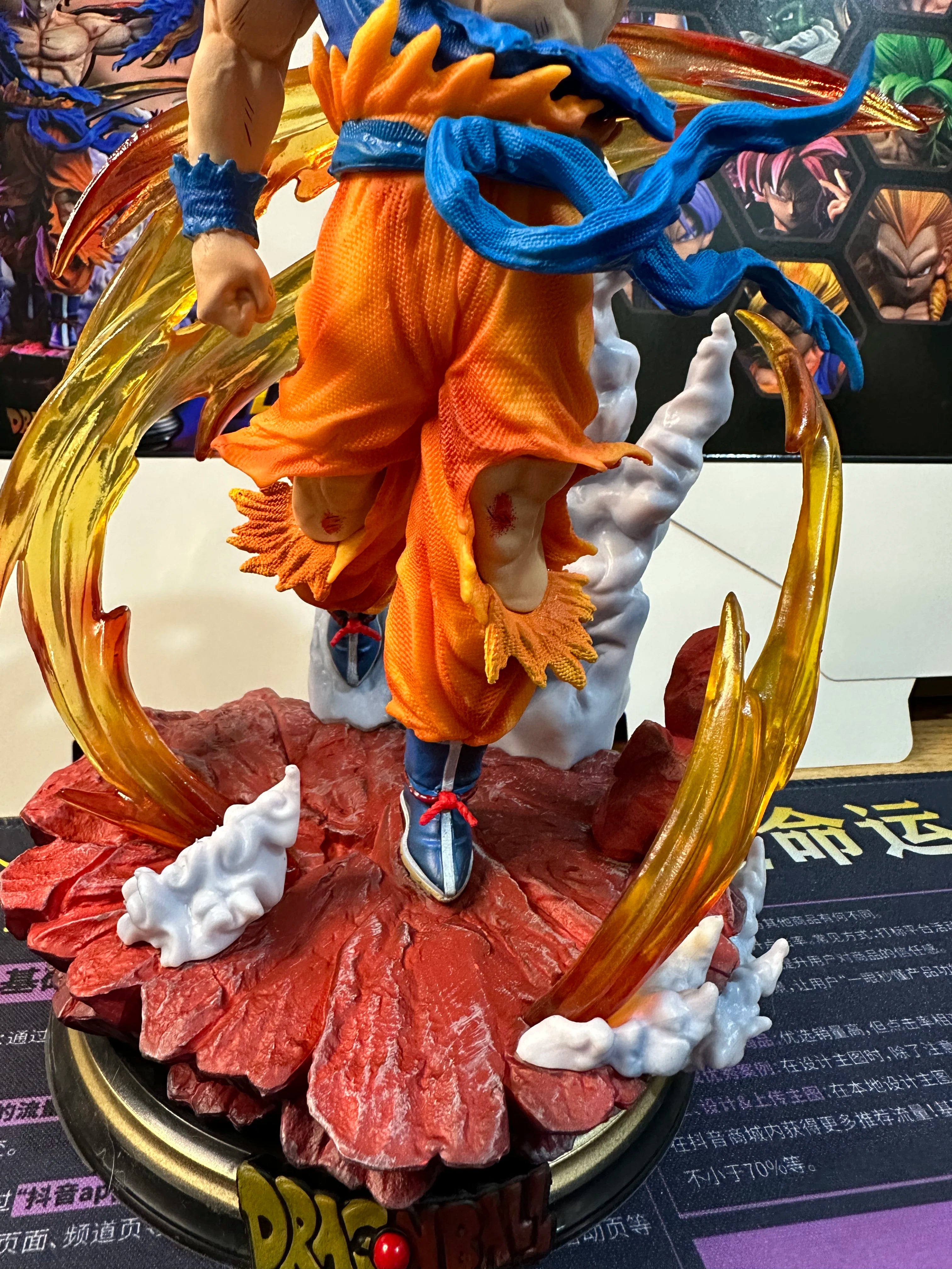 27cm Anime Dragon Ball Z Figurine Super Saiyan Son Goku Action Figures PVC Collection Model Statue Toys Birthday Children Gifts