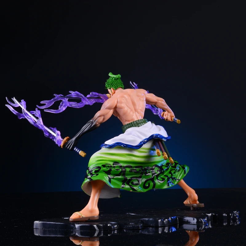 20cm One Piece Anime Figure GK Roronoa Zoro Action Figure PVC Collection Cartoon Model Doll Gift Toys Decoration