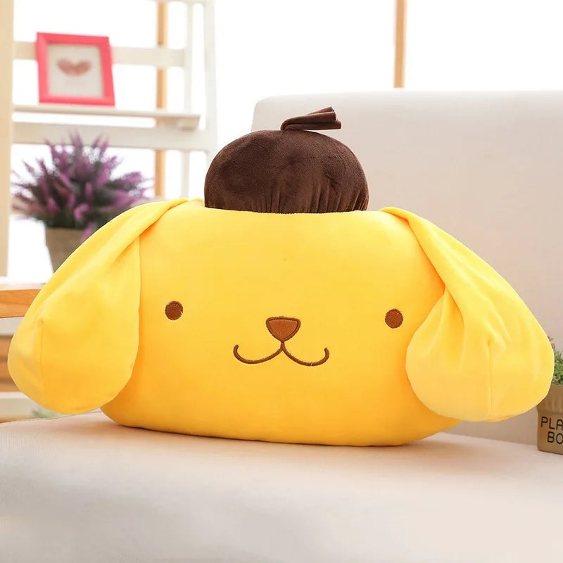 Sanrio Hello Kitty My Melody Pompom Purin Keroppi Kawaii Plush Toy Cartoon Animals Doll Room Decor Anime Pillow Cushion Peluche