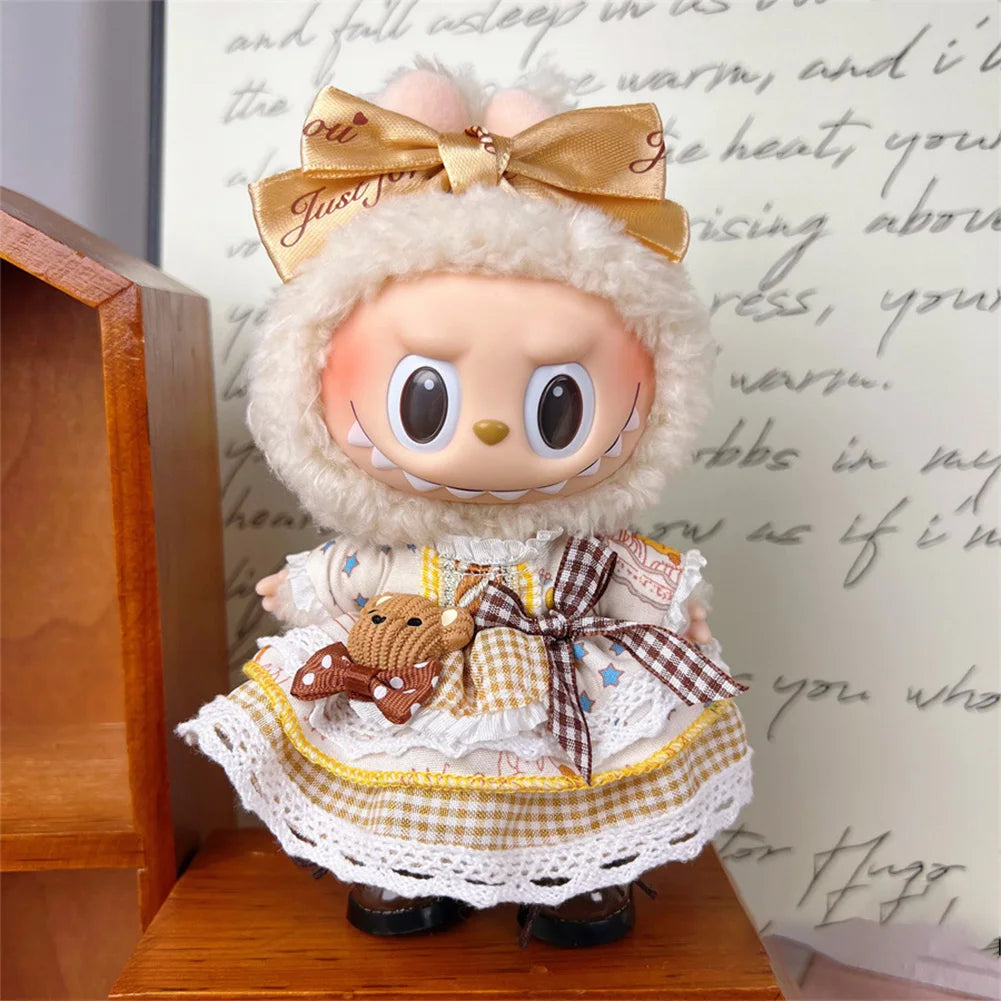 For 17cm Labubu Set High-Quality Clothes Set Multiple Styles Doll Accessories Labubu Clothes