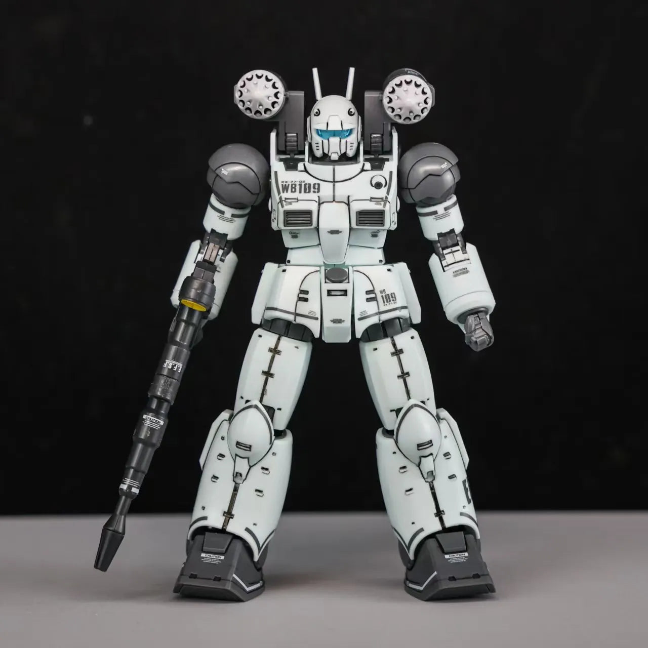 NEW HG 1/144 GAOKE RX-77-02 GTO Guncannon White Color Assembly Model Kit Action Figures Plastic Model Kits Toy Custom Gift