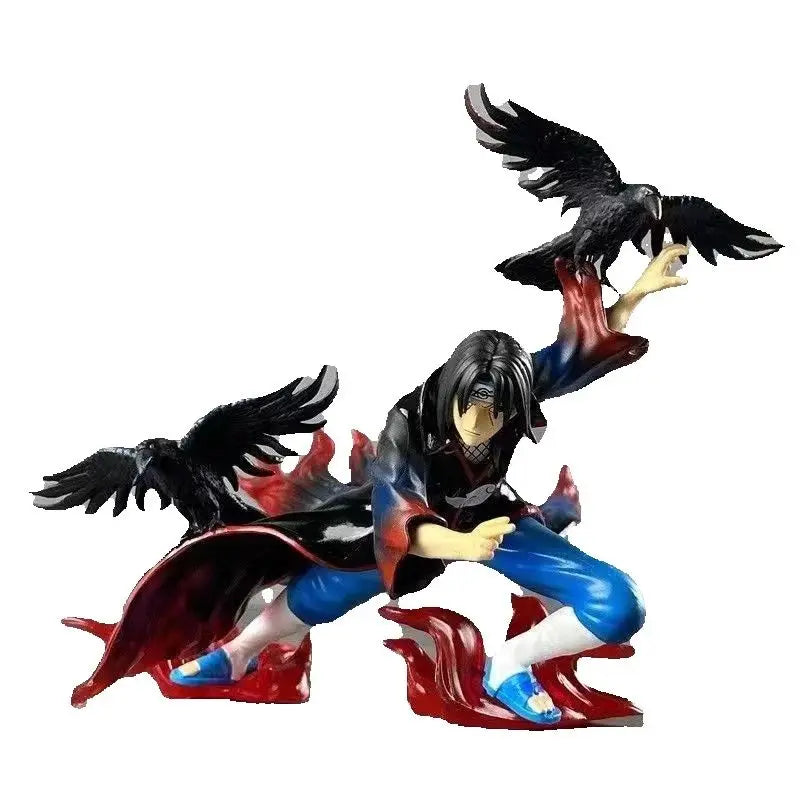 Naruto Anime Subduction Itachi Uchiha Action Figure Raven Itachi PVC Model Collection Toys for Kids Gift