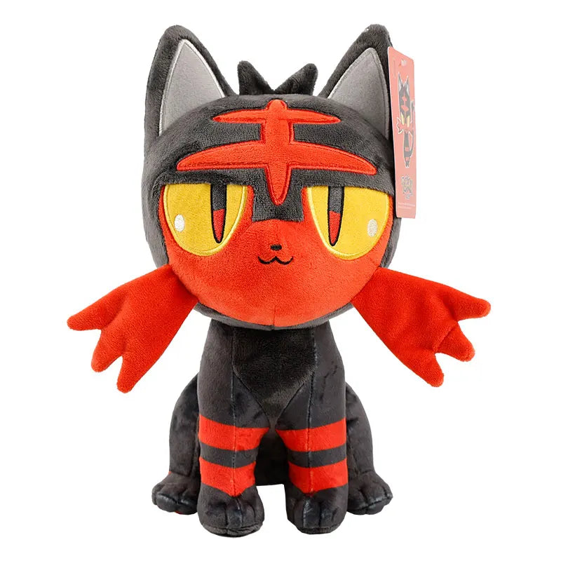 22cm Litten Plush Toys Pokemon Stuffed Doll Kawaii Anime Toys Room Docor Xas Gift Birthday Present For Kids
