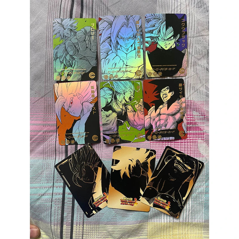 54Pcs/set Dragon Ball Super Son Goku Bejita Yonsei Goku Black DIY Homemade Flash Card Christmas Birthday Gift Game Toys