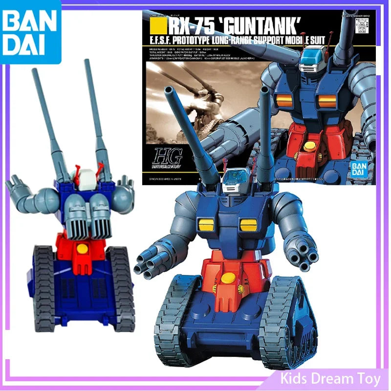 HGUC 007 1/144 RX-75-4 Guntank Gundam Anime Action Figure Assembly Mode Collection Toys Gifts For Kids