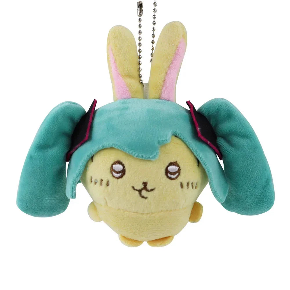 Cartoon Fit Hatsune Plush Doll Chiikawa Kawaii Toy USAgi Co-branded Doll Plush Toy Cute Bag Pendant Girls Holiday Gift