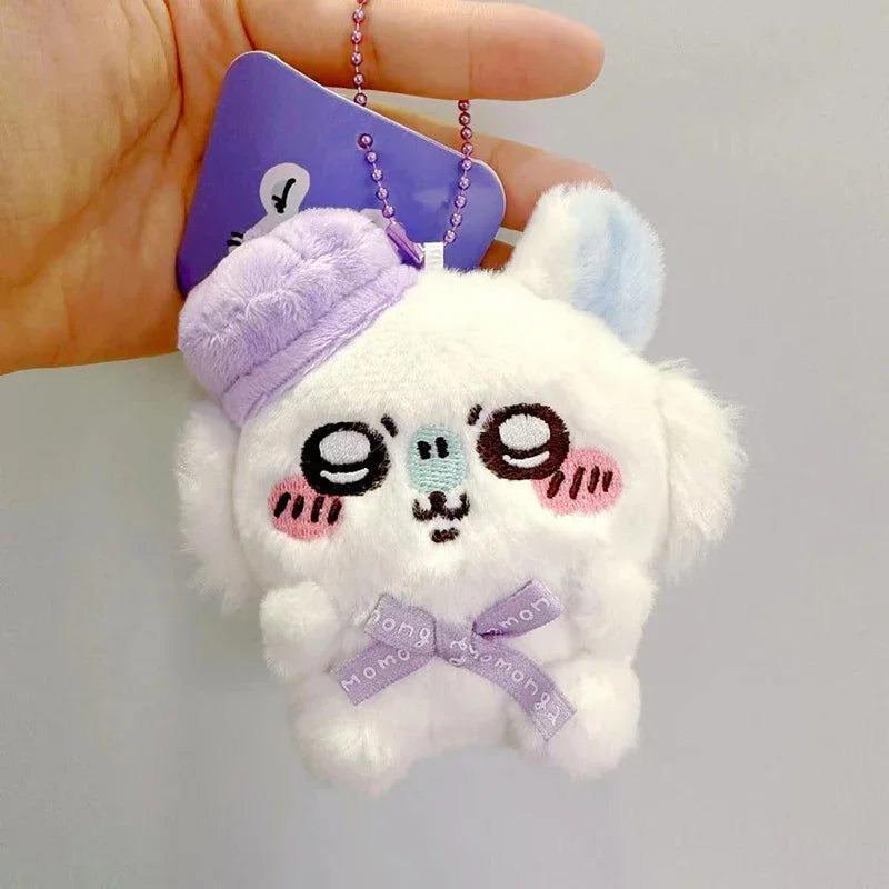 Chiikawa Beret Series Creative Pendant Cartoon Fashion Fluffy Anime Mini Accessories Girls and Child Decoration Gift