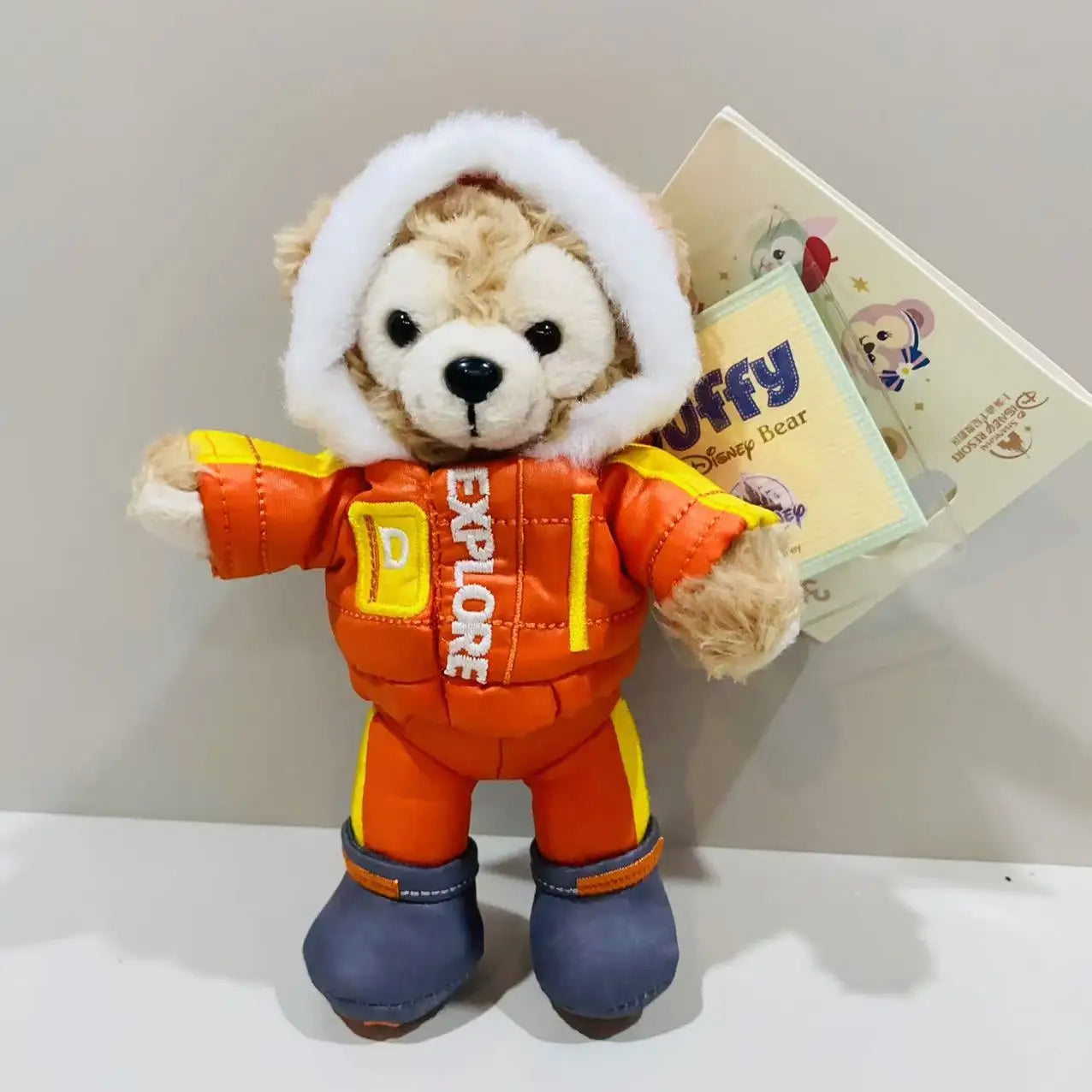 Disney Stellalou Duff Anime Figure Plush Keychain and Bag Pandent Stuffed Animals Rabbit and Bear Peluche Bag Decorations