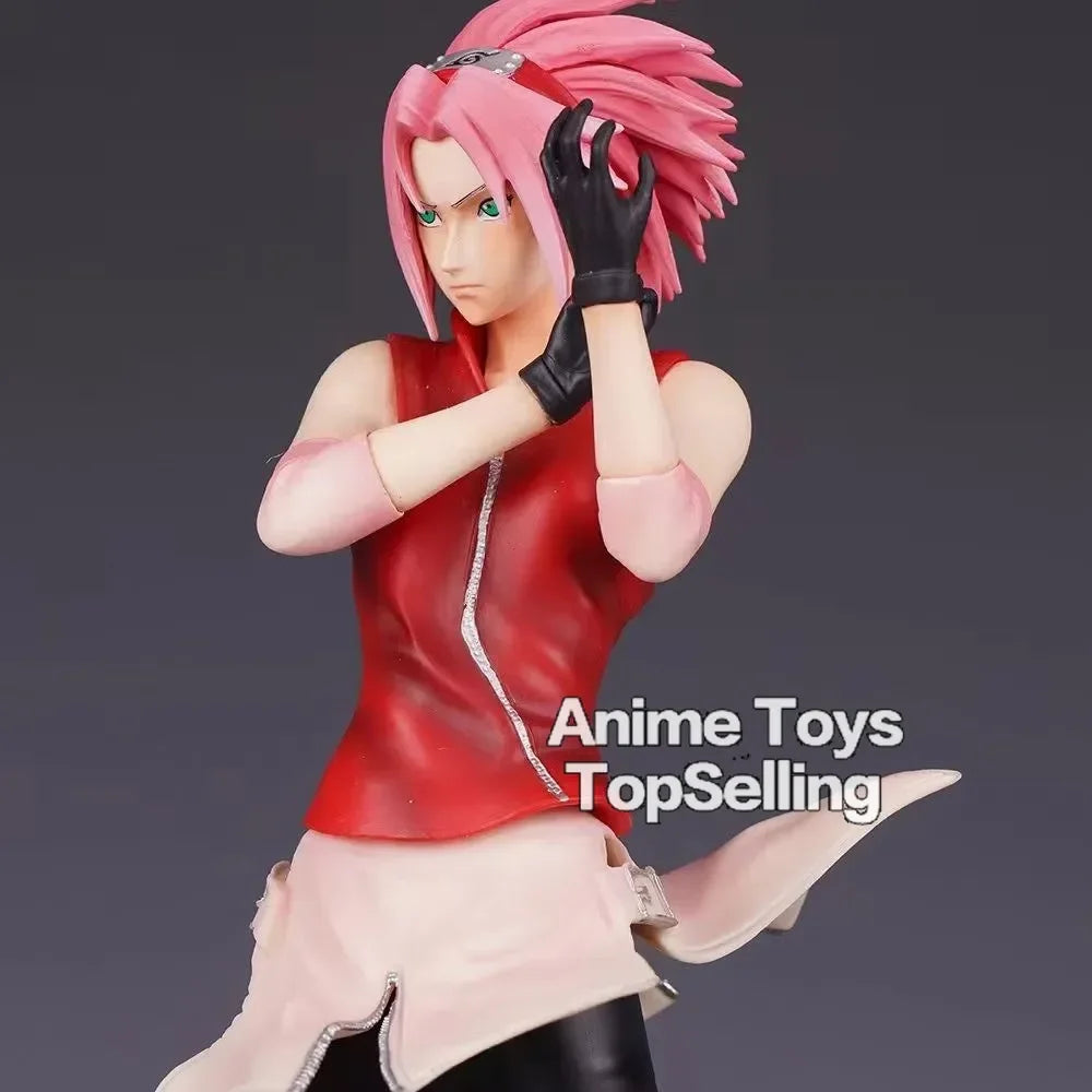 27.5cm NARUTO Figurine Haruno Sakura Figure PVC Hinata Statue Model Collectible Toys Gifts