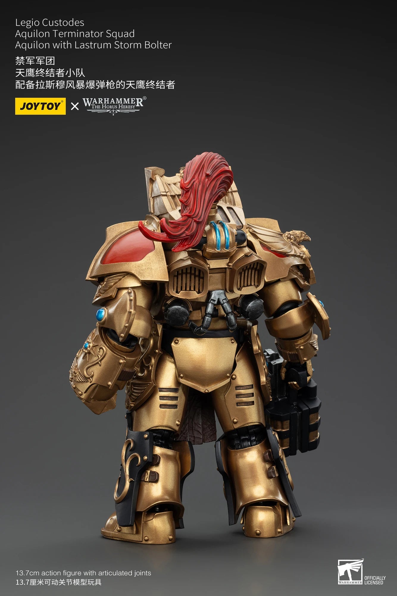 JOYTOY Warhammer 30k 1/18 Action Figures Legio Custodes Aquilon Terminator Squad Toy Collection Figure