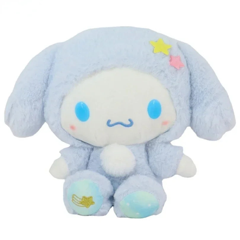 Sanrio Kuromi Cinnamoroll Melody Plush Toy Doll Anime Kawaii Doll Pendant Collection Children's Birthday Festival Gift