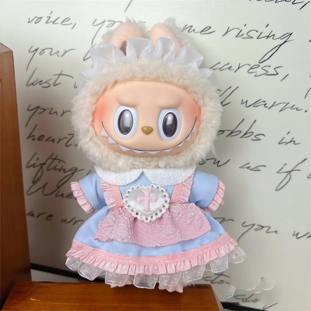 For 17cm Labubu Set High-Quality Clothes Set Multiple Styles Doll Accessories Labubu Clothes