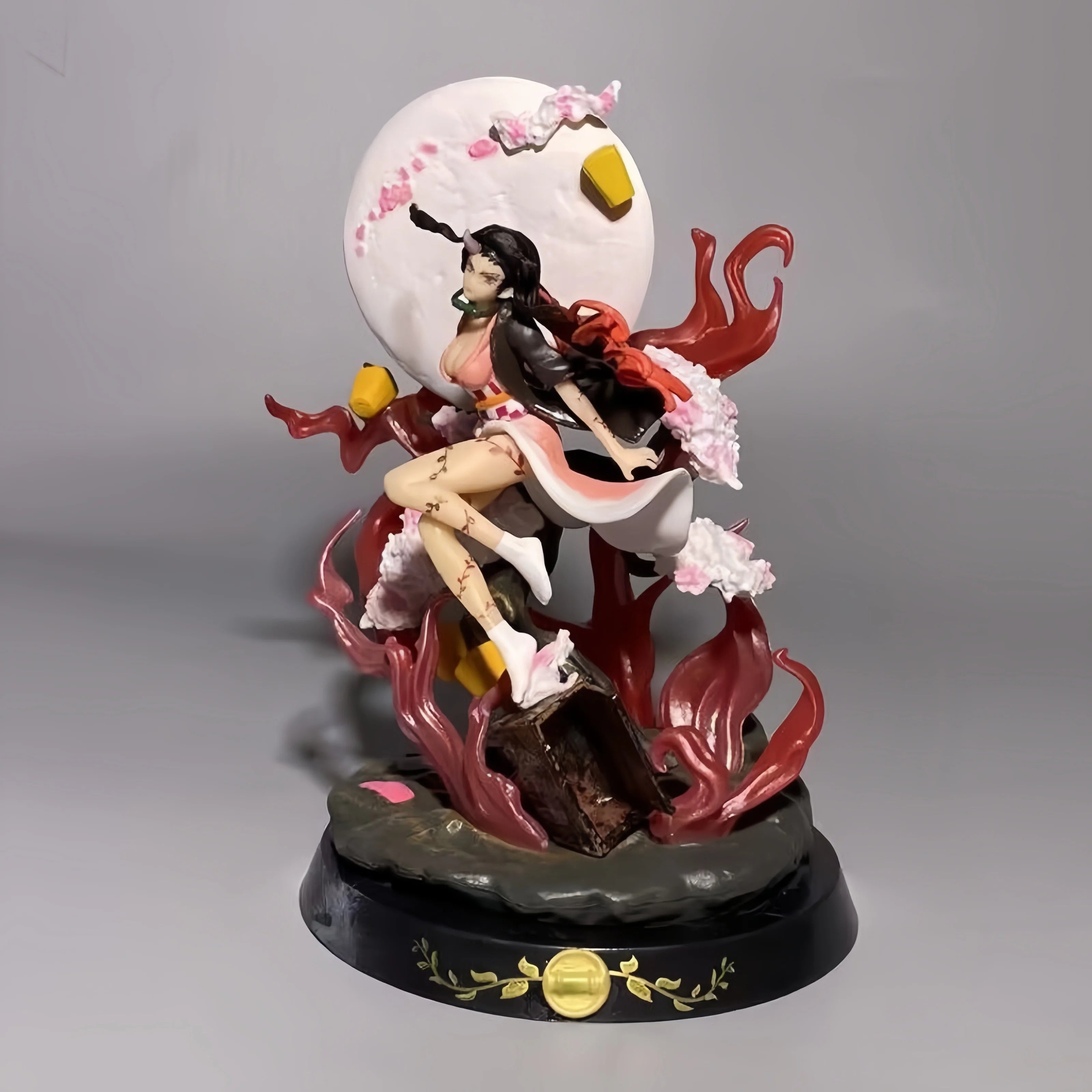 30cm Demon Slayer Figures Kamado Nezuko Anime Figure Pvc Gk Statue Model Doll Cute Ornament Collection Room Desk Decoration Gift