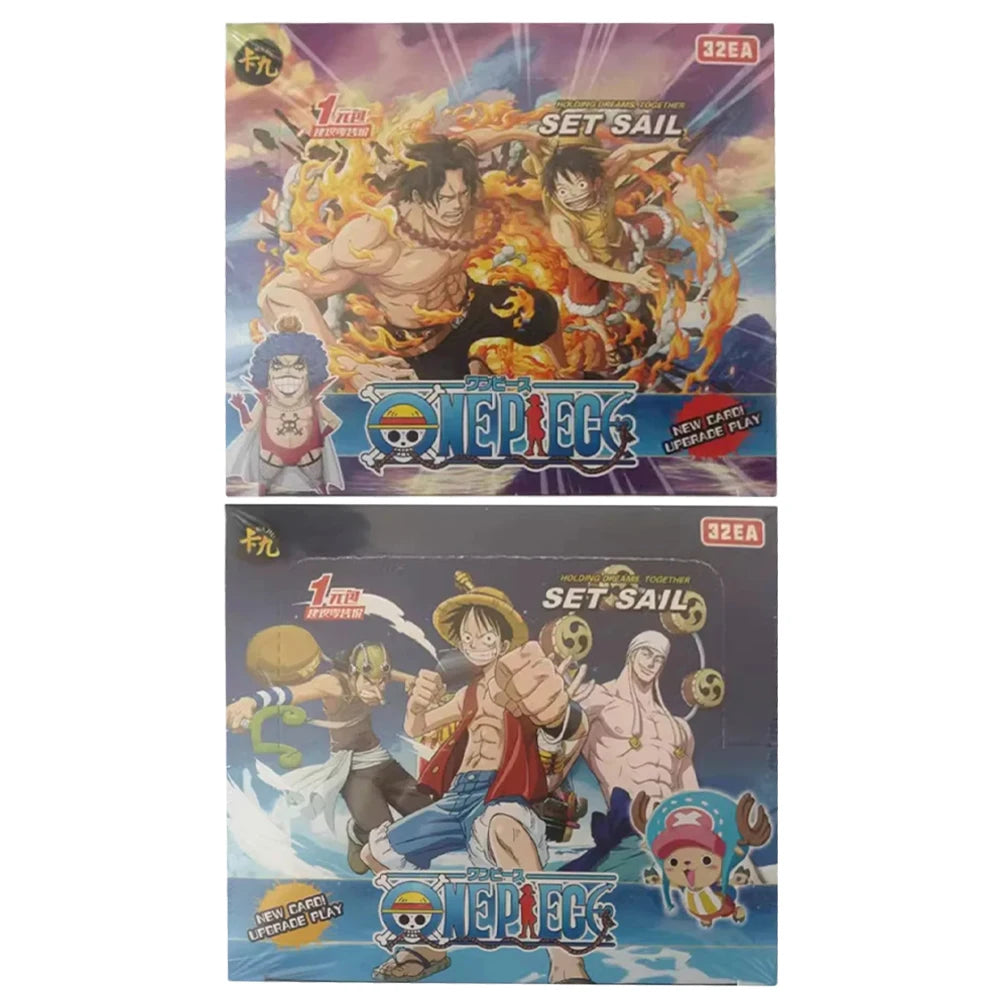 New One Piece Card Straw Hat Pirate Luffy Zoro Nami Classic Anime Character Collection Card Toys Gifts