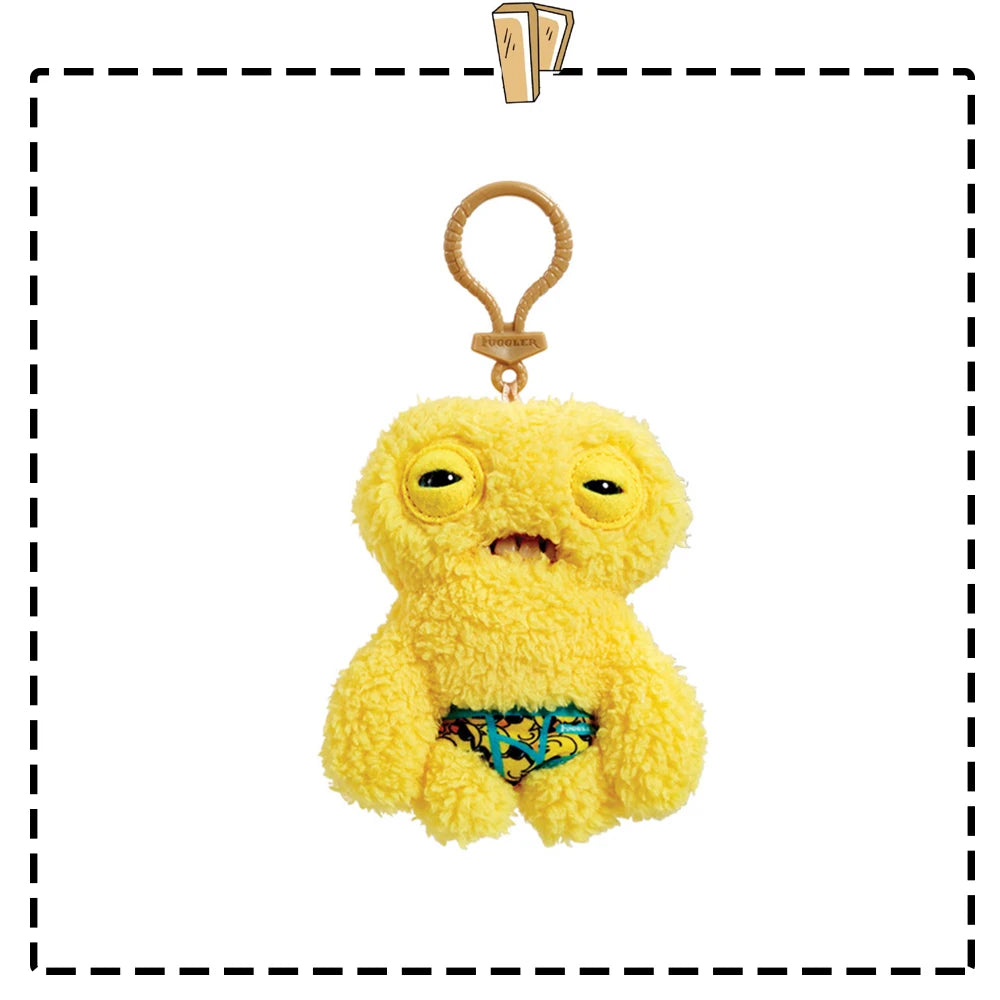 Fuggler Funny Ugly Monster Original Plush Doll Teeth Monster Pendant Keychain Stuffed Cartoon 9.5-14CM Peluche Toy Gift