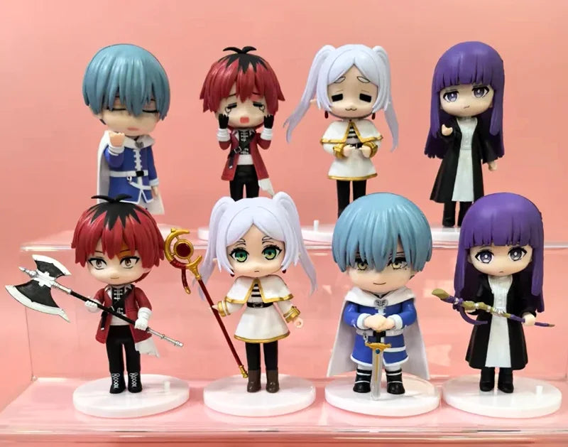 Bandai Frieren: Beyond Journey's End 10cm Anime Figures Frieren Himmel Action Figure Boys Gift Collection Model Doll Toys