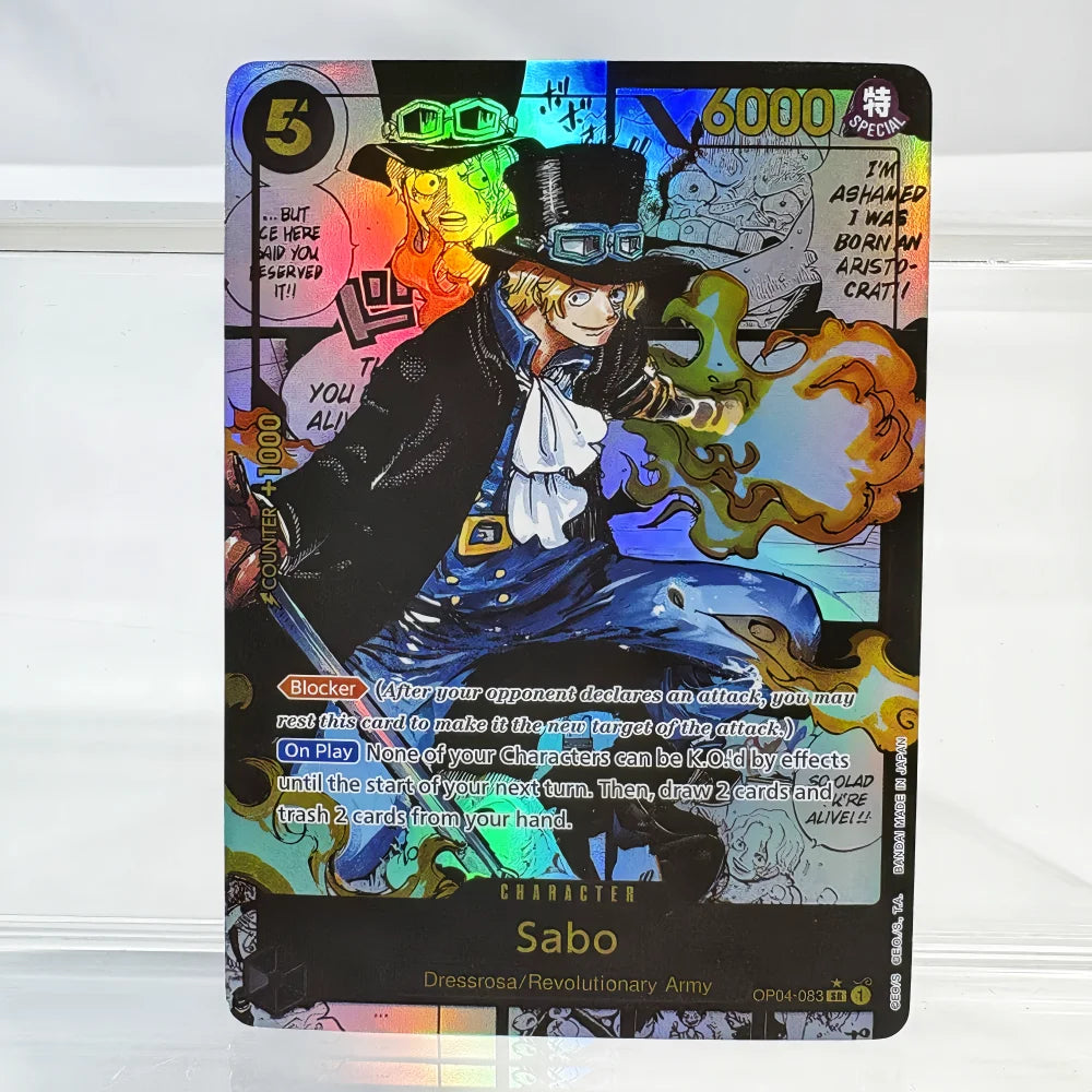 Anime One Piece OPCG Card English Version Shanks/Monkey.D. Luffy/Portgas.D. Ace Game Anime Collection Proxy Cards