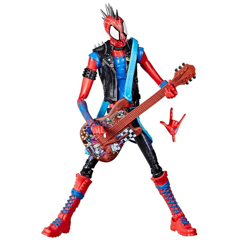 Ml Punk Spider Man Action Figure Toys 6 Inch High Quality Spiderman Statue Model Collectible Gifts For Boyfriend Children