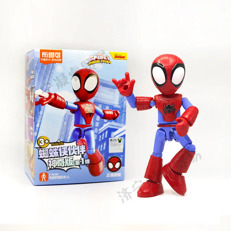 BLOKEES Avengers Assembled Handmade Doll, Spider Man Partner - Iron Man Hulk Toy Children's Day Gift，Home decoration,